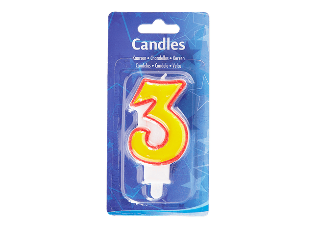 Folat Cijferkaars nummer 3  Dutchshopper