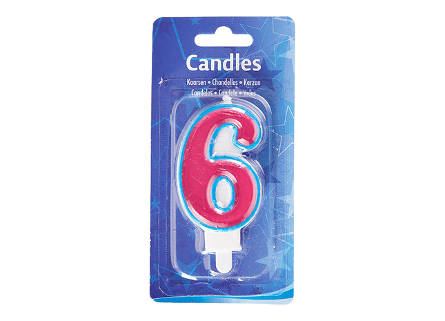 Folat Cijferkaars nummer 6  Dutchshopper