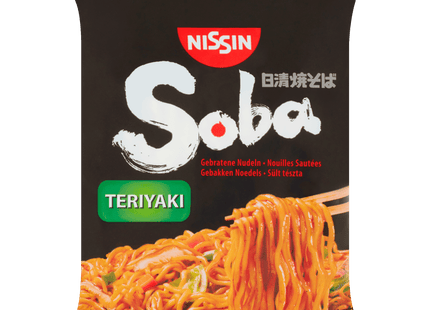 Nissin Soba noodles teriyaki