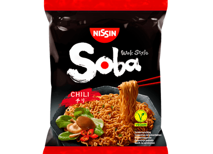 Nissin Soba noodles chili