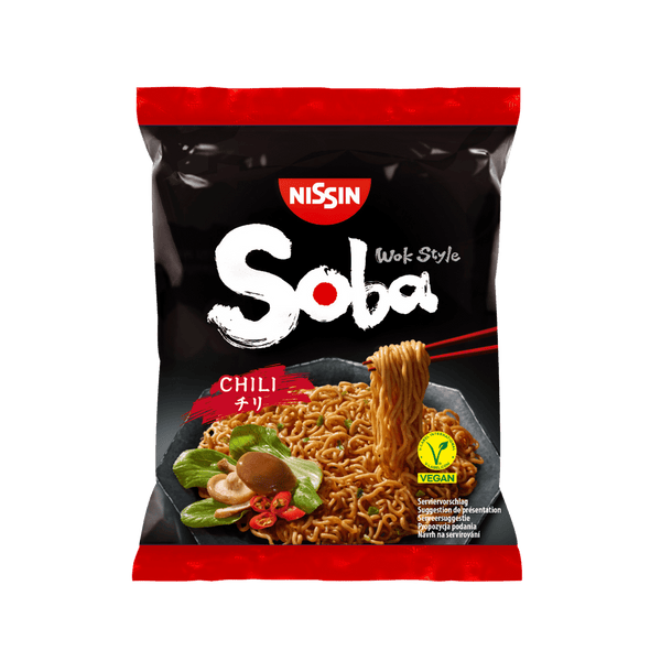 Nissin Soba-Nudeln Chili