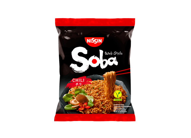 Nissin Soba noodles chili