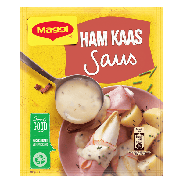 Maggi Mix voor ham-kaassaus