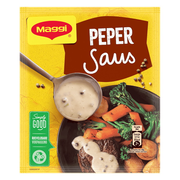 Maggi Mix voor pepersaus