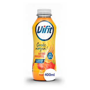 Vifit Goedemorgen drink aardbei sinaasappel