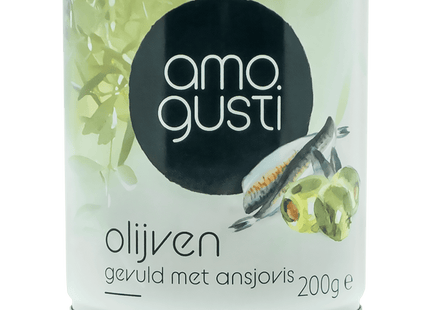 Amogusti Olijven gevuld met ansjovis