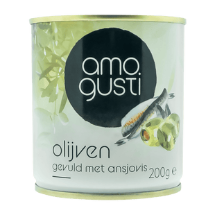 Amogusti Olijven gevuld met ansjovis