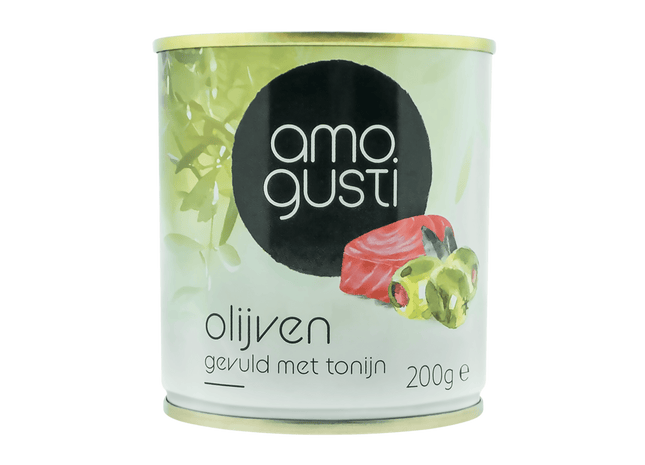 Amogusti Olijven gevuld met tonijn