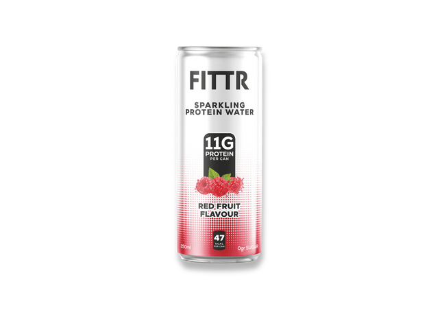 Fittr Sparkling Protein Water Red Fruit