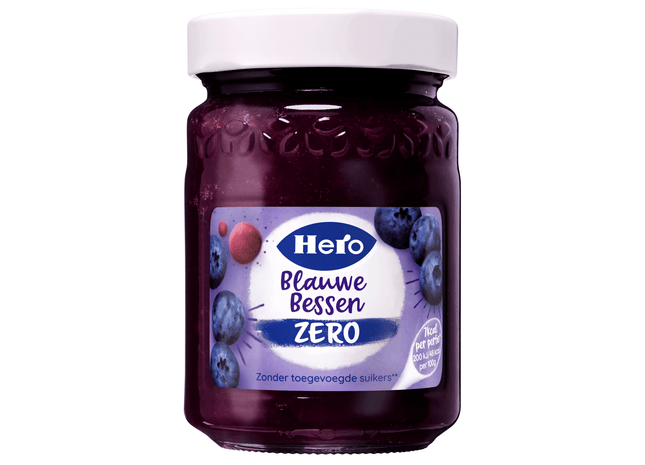Hero Jam Blauwe Bessen zero