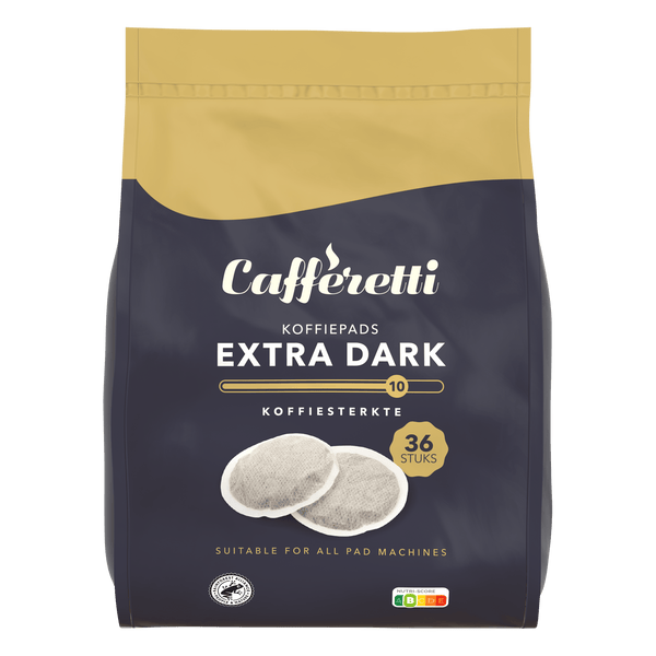Caffèretti Kaffeepads extra dunkel