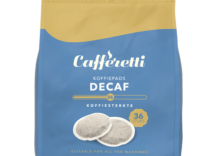 Caffèretti Koffiepads decaf