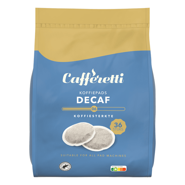 Caffèretti Koffiepads decaf
