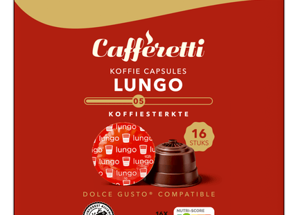 Caffèretti Koffiecapsules lungo