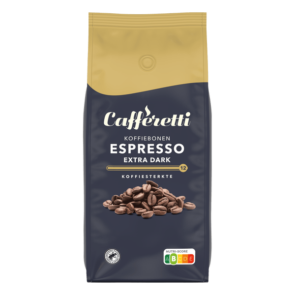 Caffèretti Espressobohnen extra dunkel geröstet