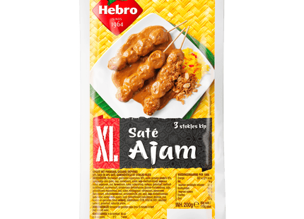 Hebro 3 Chicken Satay Sticks Ajam XL