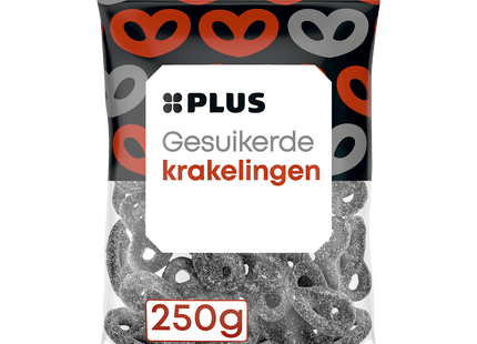 Sugared pretzels licorice