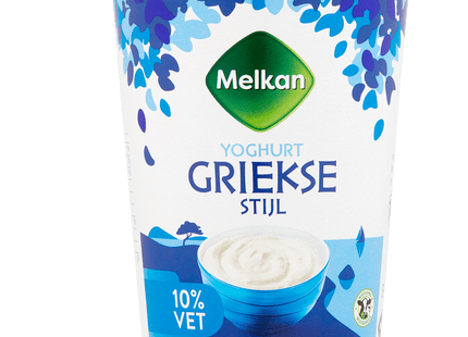 Melkan Griekse stijl yoghurt 10% vet