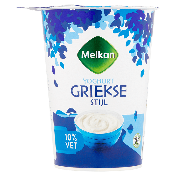 Melkan Griekse stijl yoghurt 10% vet