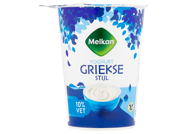 Melkan Griekse stijl yoghurt 10% vet