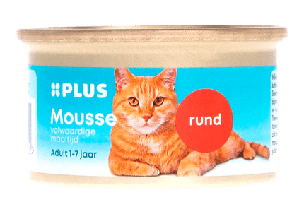 Cat mousse beef