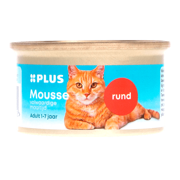 Katzenmousse rund
