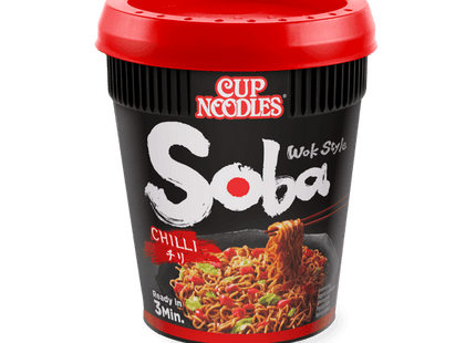 Nissin Soba cup Chili noodles