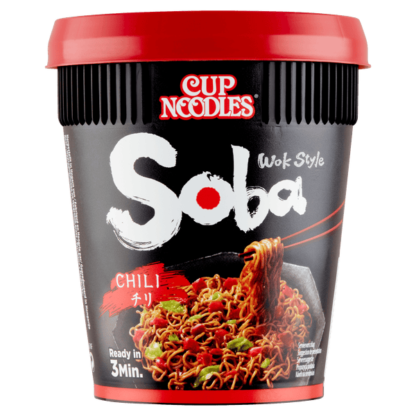 Nissin Soba cup Chili noodles