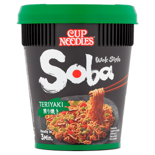 Nissin Soba Tasse Teriyaki-Nudeln