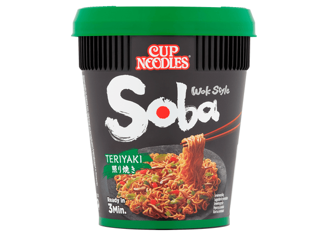 Nissin Soba cup Teriyaki noodles