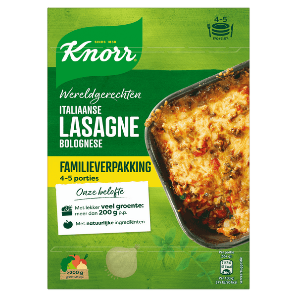 Knorr World Dish Lasagna Bolognese XXL