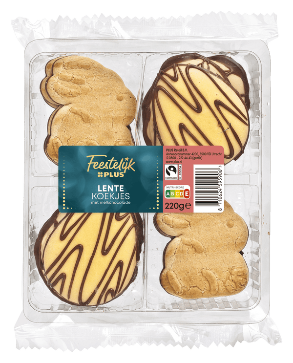 Feestelijk  Paashaas en eikoekjes Fairtrade