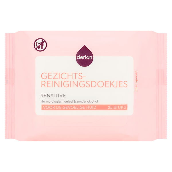 Derlon Reinigungstücher für das Gesicht Sensitiv