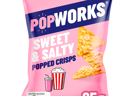 Popworks Popped Crisps Sweet &amp; Salty