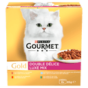 Gourmet Gold Luxus Mischung Katzenfutter nass Fisch/Fleisch
