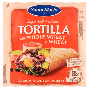 Santa maria Tortilla wrap met volkorentarwe M 8st