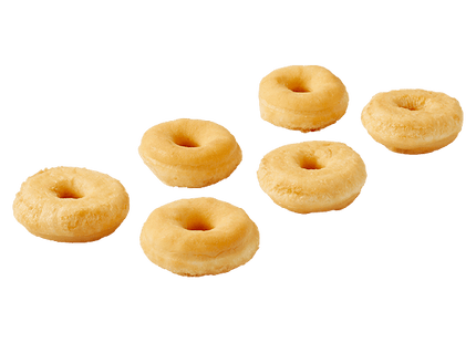 Mini gesuikerde donuts