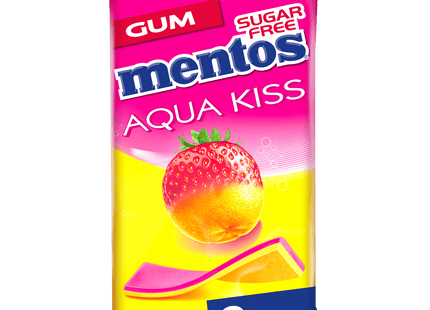 Mentos Aqua Kiss Strawberry - Mandarin 2-pack