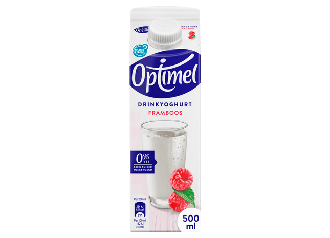 Optimel Drink framboos 0% vet
