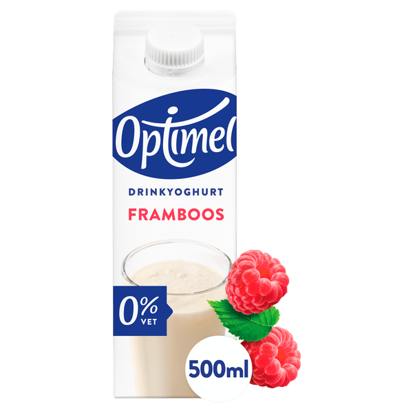 Optimel Drink framboos 0% vet