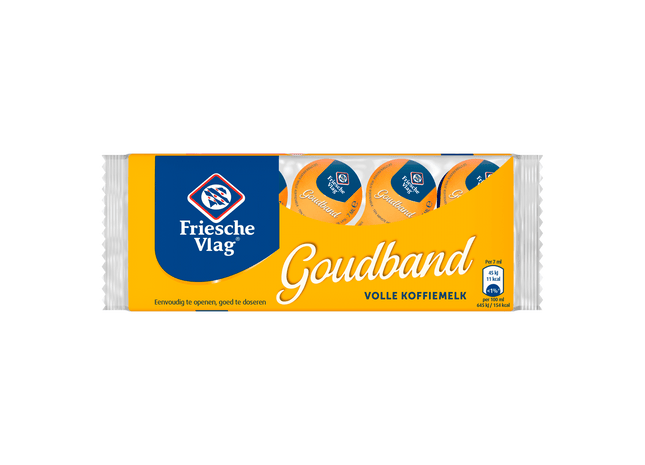 Friesche Vlag Goudband Koffiemelk cups