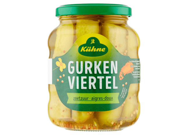 Kuhne Gurkenviertel zoetzuur