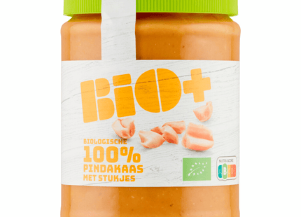 BIO+ Organic 100% Peanut Butter with pieces