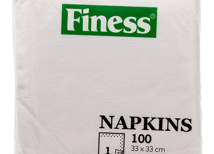 Finess Napkins white 33 cm