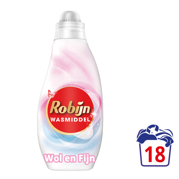 Robijn Vloeibaar wasmiddel wol & fijn 18 sc