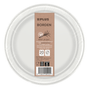 Round plate 18cm bagasse