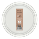 Round 23 cm bagasse plate