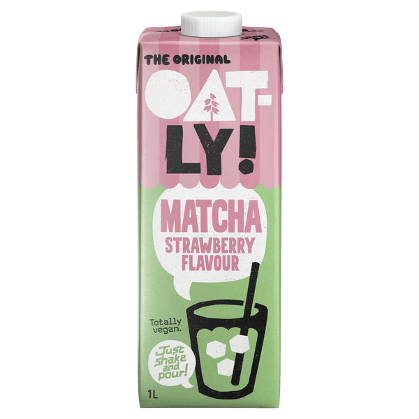 Oatly Matcha-Erdbeer-Geschmack