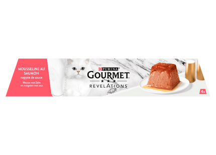 Gourmet Revelations wet cat food with salmon