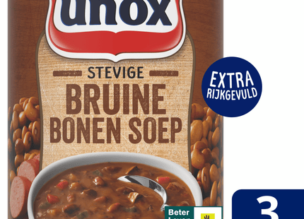Unox Soep in blik bruine bonensoep